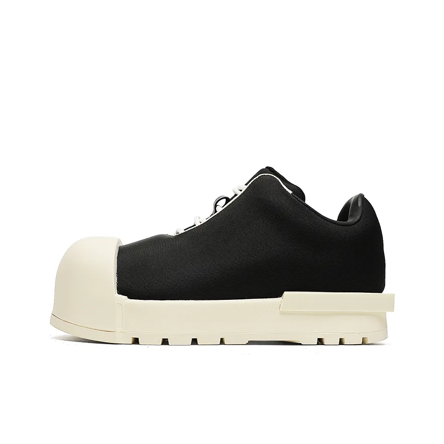 Angelmi Anti Slip Wear Resistant Low Top Casual Shoes Unisex Black