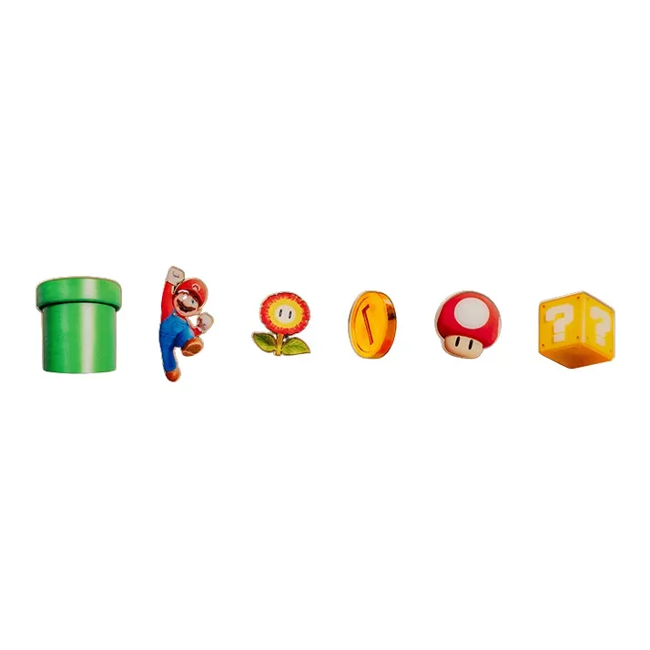 POP MART Toad Mario, Super Mario, Combination Anime / Games Fridge Magnets