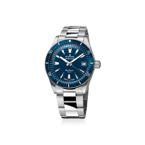 EDOX Автоматический Механический Movement Унисекс Часы 38 мм Черные