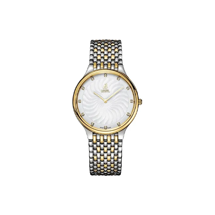 ERNEST BOREL Кварцевый механизм Мужские часы Nebula 37 мм Белые