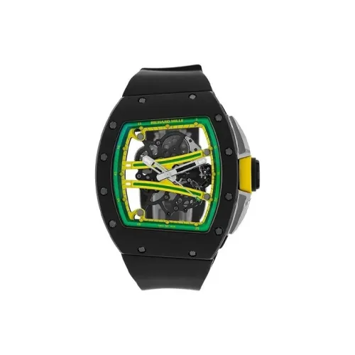 RICHARD MILLE Ручной Механический Движение Мужские Часы 50,23мм*42,7мм Вырезанный