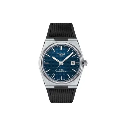 Tissot Автоматический Механический Movement Мужские PRX Super Player Series Часы 40 мм Синие