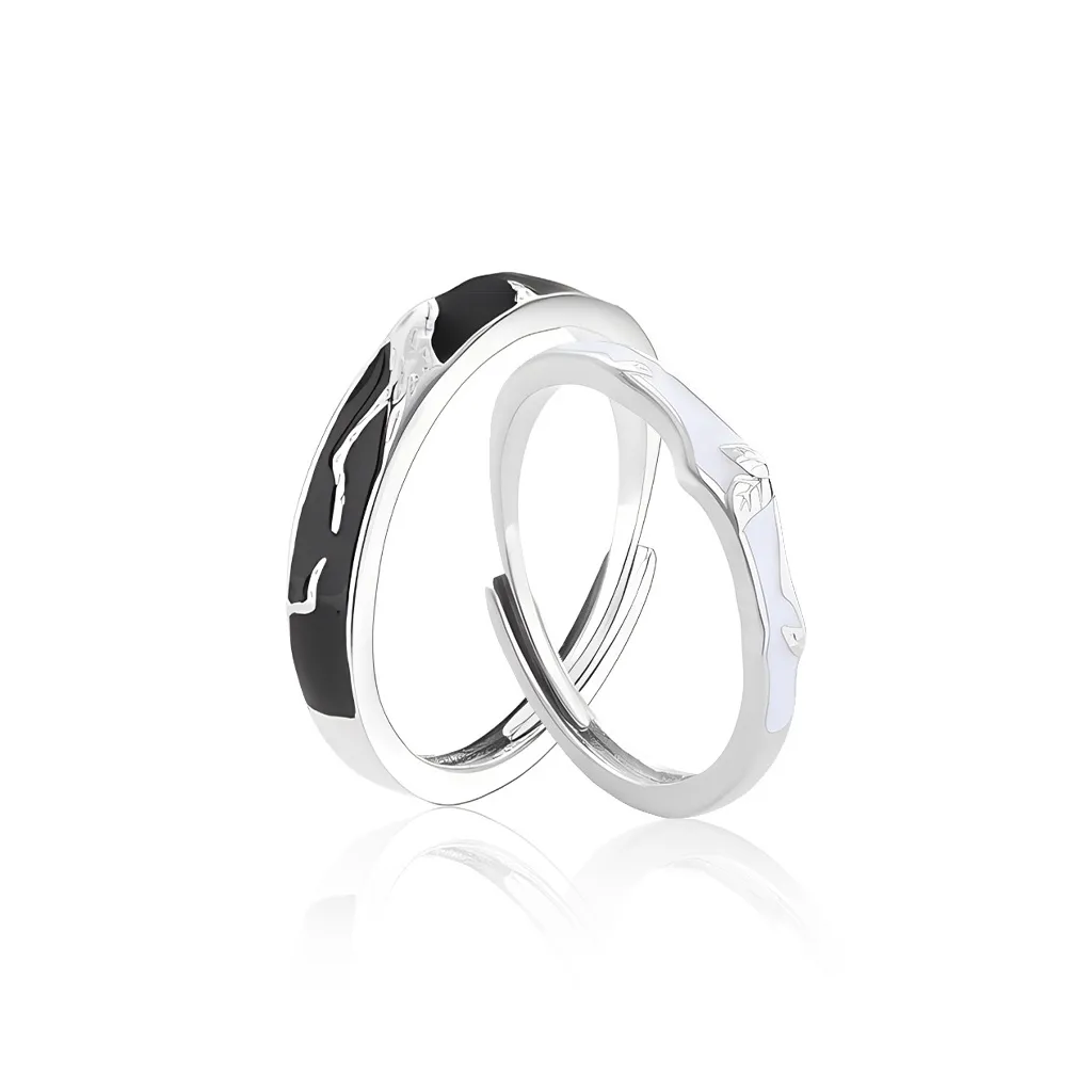 FOREVER MELODY Капля Глазурь Кольца Унисекс Серебряный