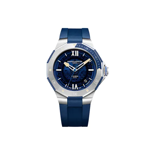 Baume & Mercier Автоматический Механический Movement Мужские Часы Rivera Series 42 мм Синие