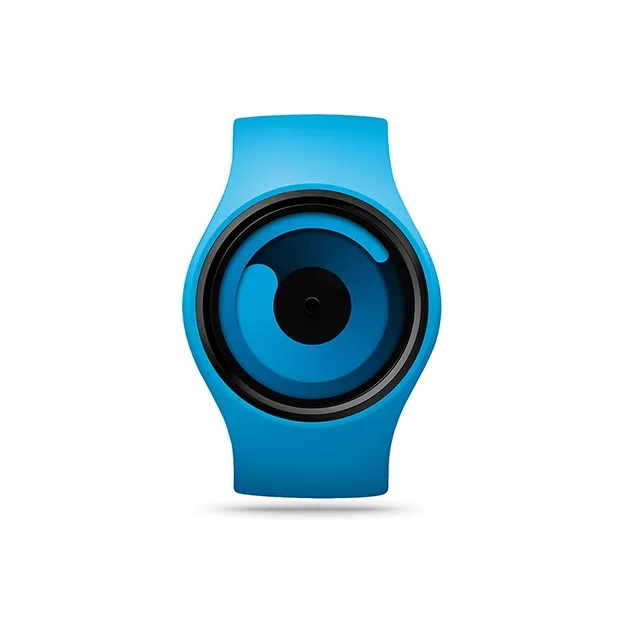 ZIIIRO Кварцевый механизм Унисекс Немецкий язык Наручные часы Синий циферблат Нержавеющая сталь Корпус часов