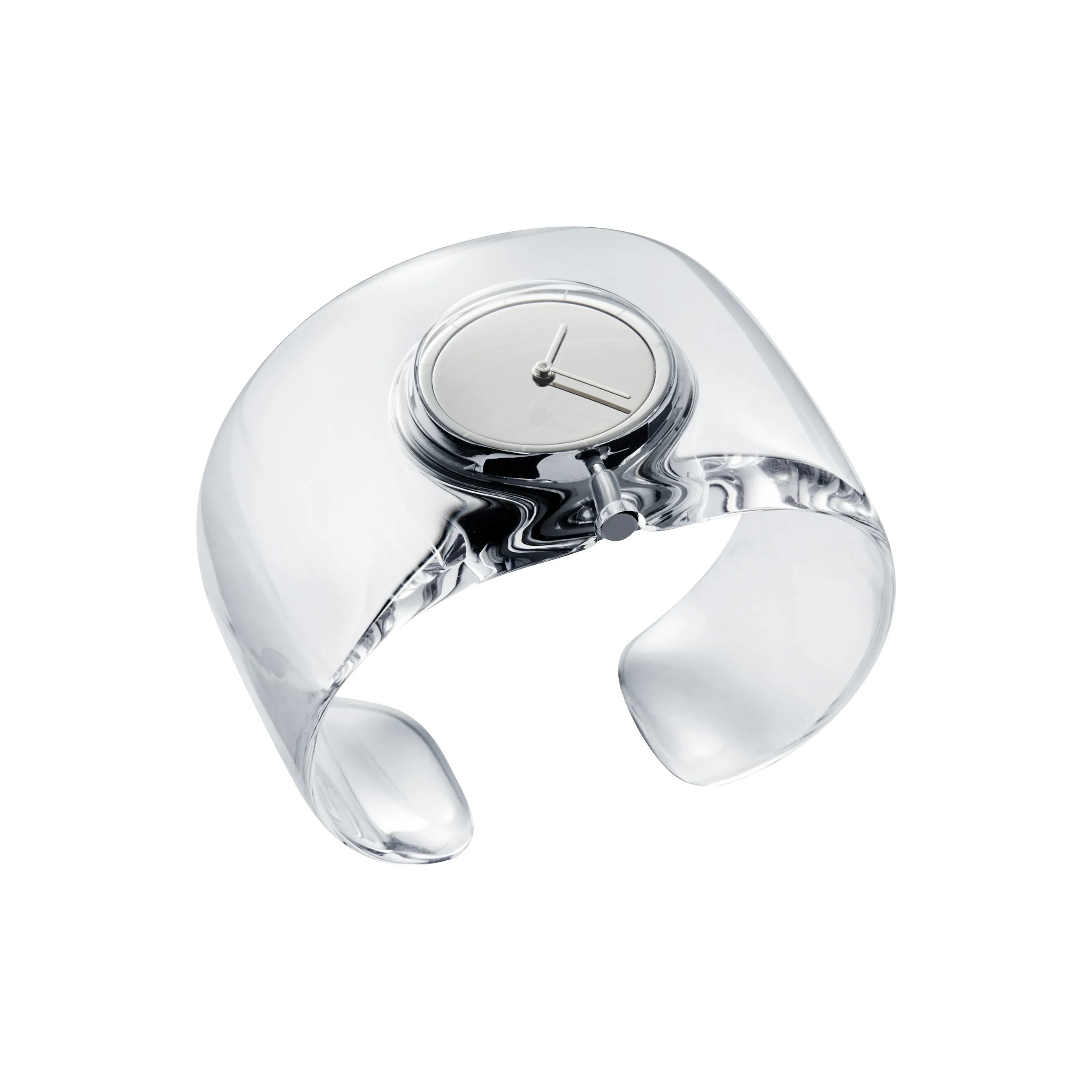 ISSEY MIYAKE Кварцевый механизм пластиковый ремешок часы 42 мм женские белый циферблат модель NYAS001Y