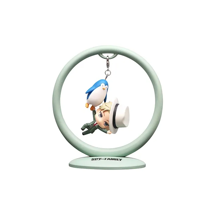 FURYU Anya Forger Lloyd Forger Yor Forger Trapeze Spy × Family Зеленые фигурки в стиле Chibi 12 см