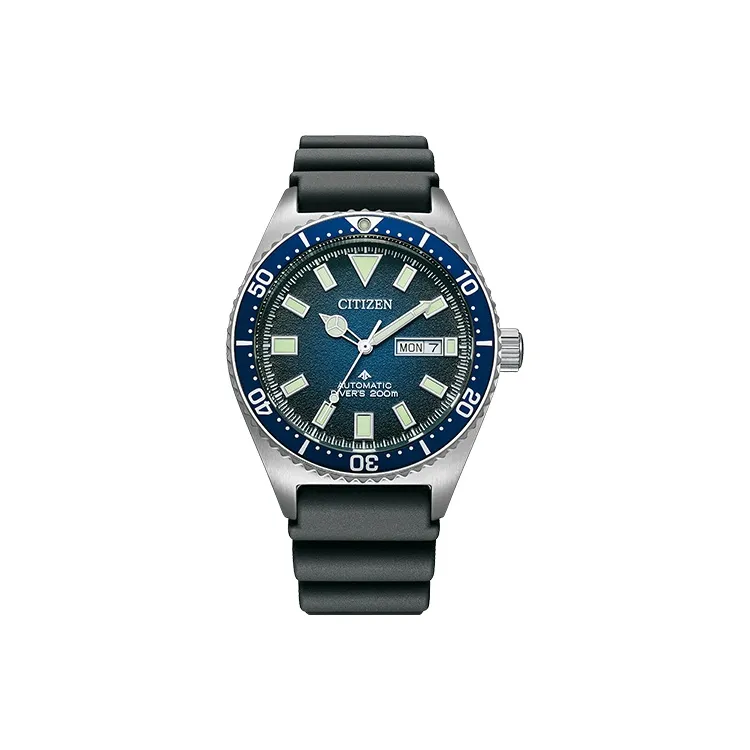 CITIZEN Promaster Collection Mechanical Movement Rubber Strap Watch Men's Watches Blue Dial NY0129 07L