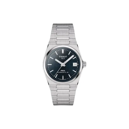 Tissot Автоматический Механический Movement Мужские PRX Super Player Series Часы 35 мм Синие