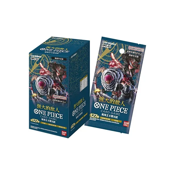 BANDAI One Piece Card Game Mighty Enemy Carddass Booster Box OP 03 Japanese 6x Lot