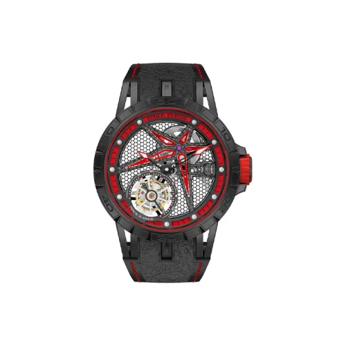 Roger Dubuis Ручной Механический Движение Мужские Kings Racing Series Часы 38 мм С Вырезом