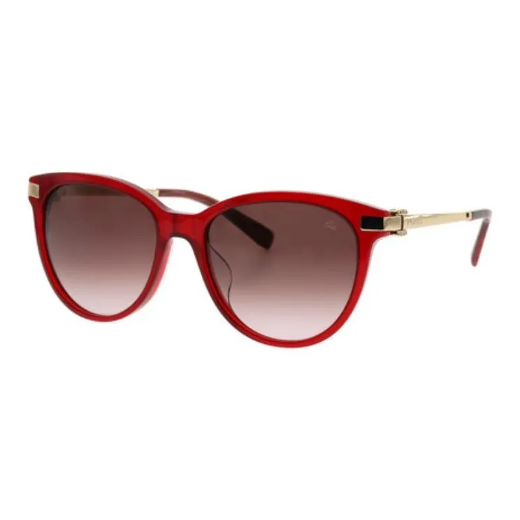 PORTS Металл Пластик Оправа ОВАЛЬНЫЕ СОНЦЕЗАЩИТНЫЕ ОЧКУЛЬНЫЕ Женские Красный