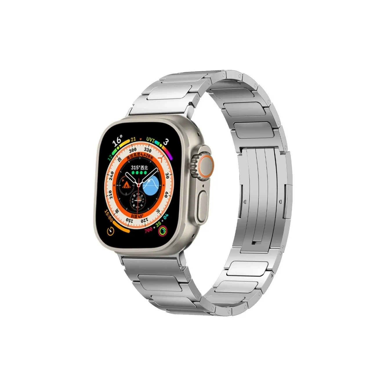 Biaodaige Ремешок Apple Совместимость Титан Материал 49 мм