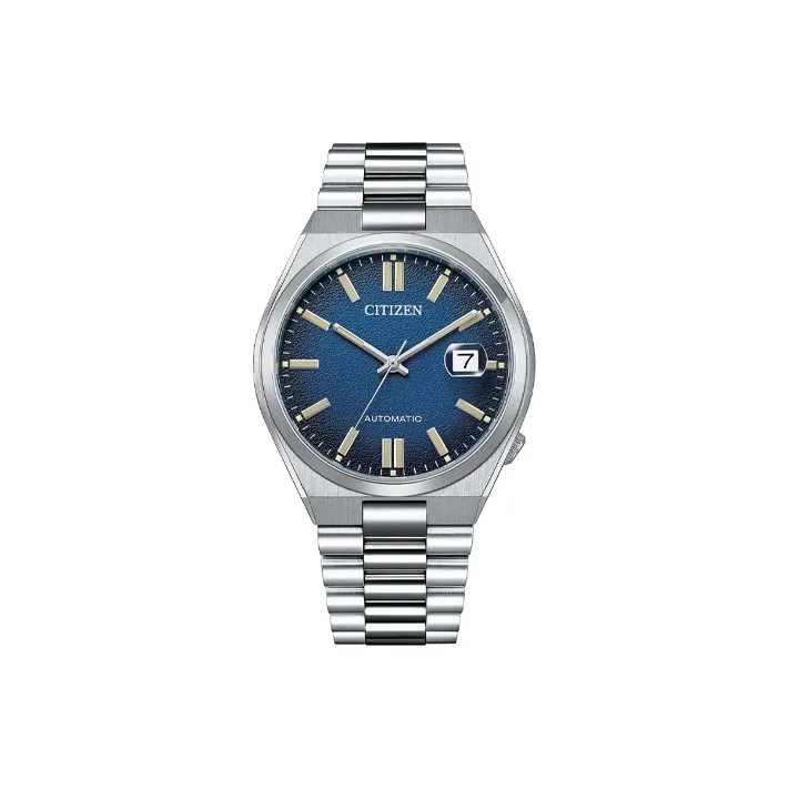 CITIZEN Collection Automatic Mechanical Movement Stainless Steel Strap Watch Unisex Blue Dial NJ0151 88L