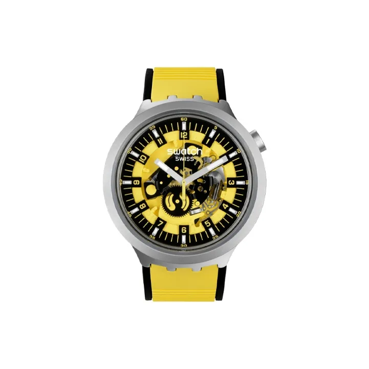 Swatch Quartz Механизм Мужские часы 47 мм Скелет