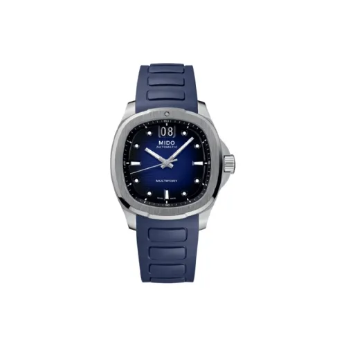 MIDO Автоматический Механический Movement Мужские Helm Часы 39,2mm*40mm Синий