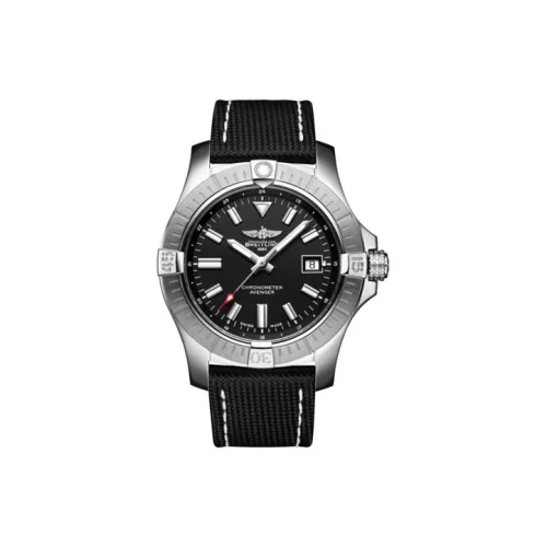 Breitling Автоматический Механический Movement Мужские Avenger Часы 43 мм Черные