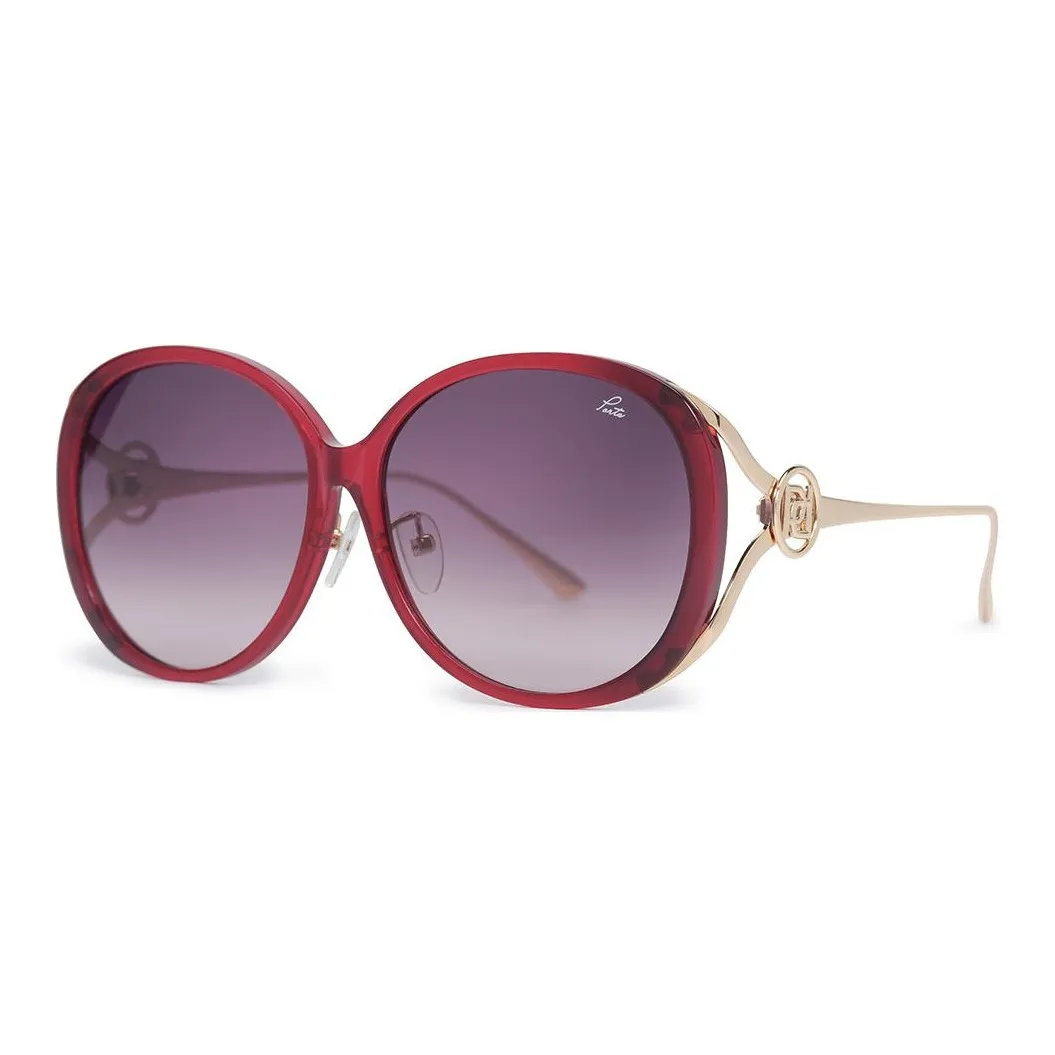 PORTS Пластиковая оправа OVAL SUNGLASSES Женские Красный