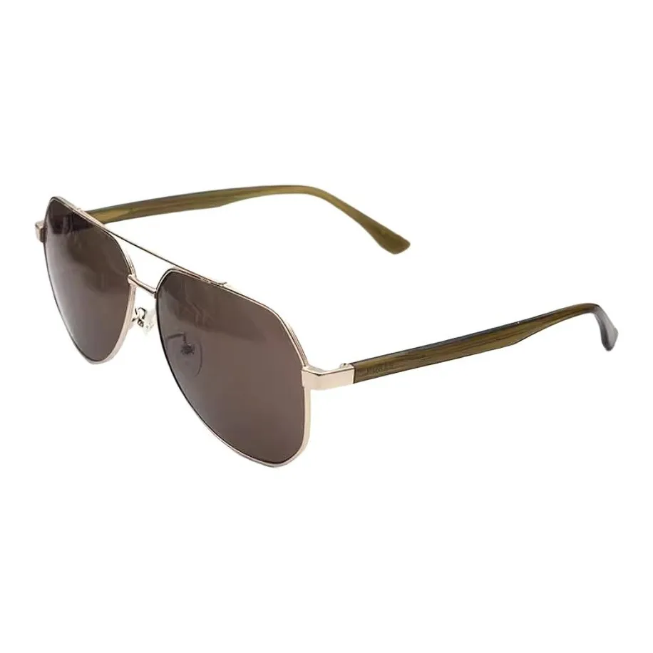 PORTS Aviator Солнцезащитные очки Мужские Золотые