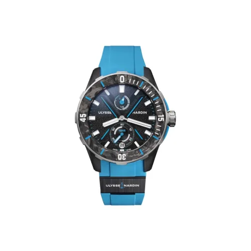 ULYSSE NARDIN Автоматический Механический Движение Мужские Часы Коллекция Плавание 44 мм Черные