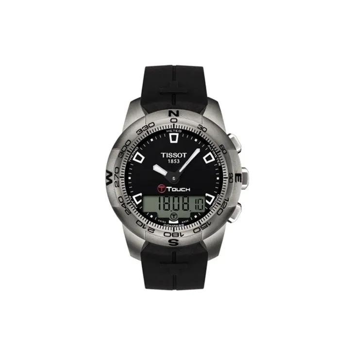 TISSOT Quartz Механизм Мужские часы 43 мм Черный