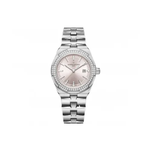 Vacheron Constantin Автоматический Механический Movement Женские Часы Longitudinal and Lateral Collection OVERSEAS 35 мм Розовые