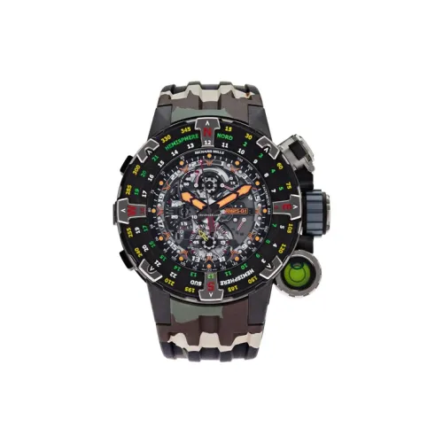 RICHARD MILLE Автоматический Механический Часы Мужские Movement 50 мм Серые