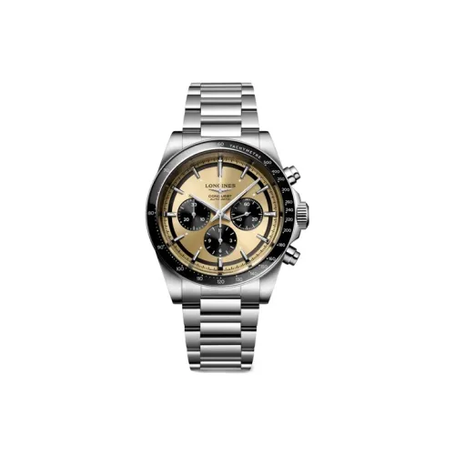 LONGINES Автоматический Механический Движение Мужские Comcast Collection Часы 42 мм Золотой