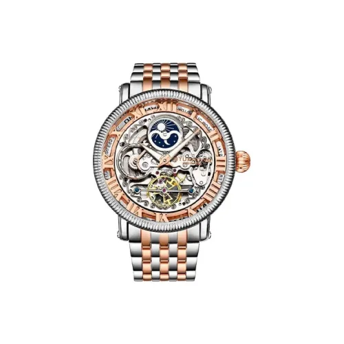 STUHRLING Автоматический Механический Movement Унисекс Часы 48 мм Серебряные