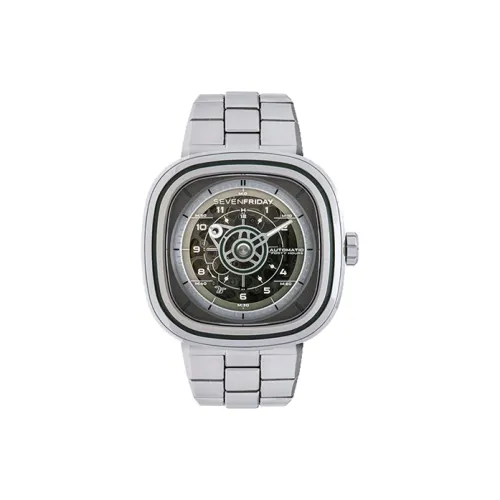 SEVENFRIDAY Автоматический Механический Часы Мужские Movement 45mm*45,6mm Зеленый