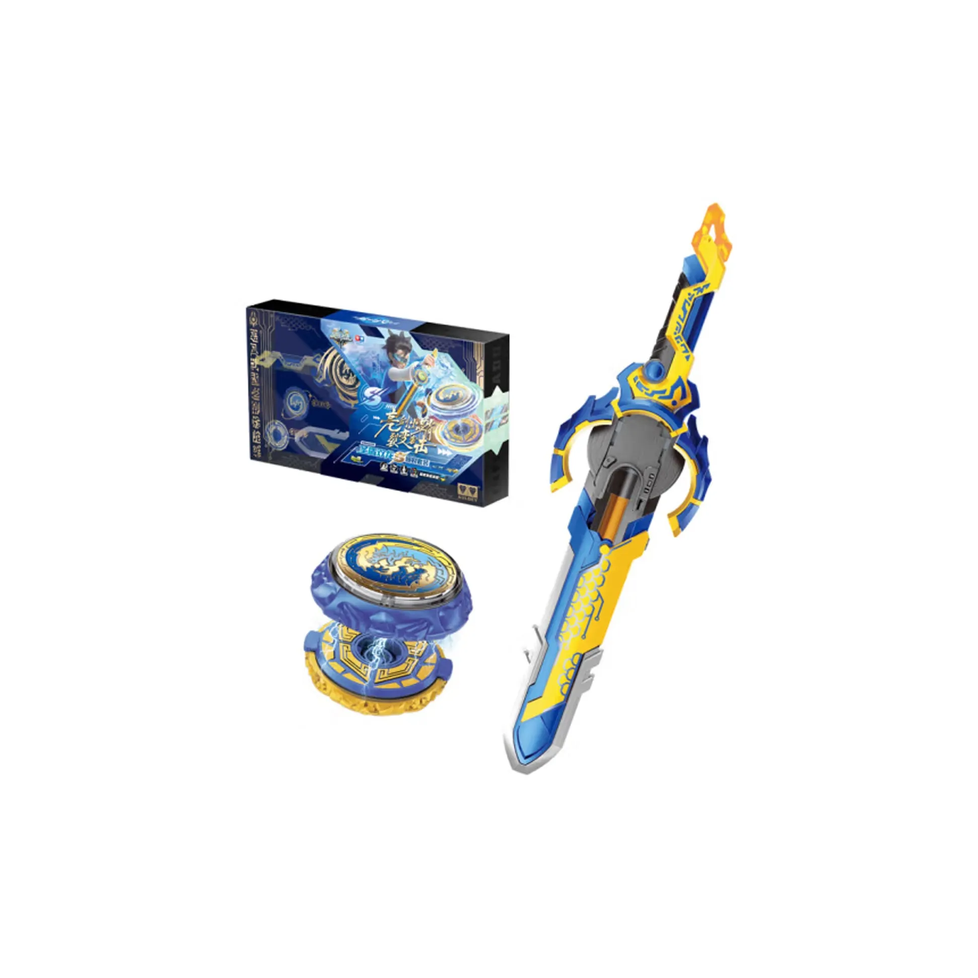 AULDEY Hurricane Soul Sword Волчок Holy Shield Double Dragon S Toys 654131