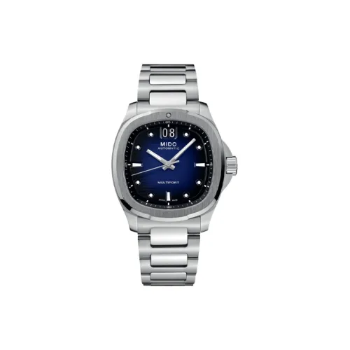 MIDO Автоматический Механический Movement Мужские Helm Часы 39,2mm*40mm Синий