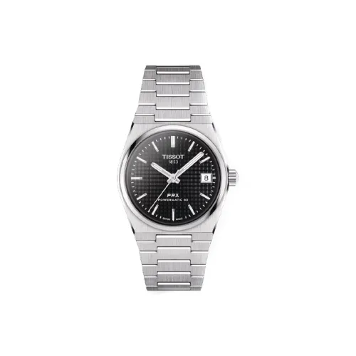 Tissot Автоматический Механический Movement Унисекс PRX Super Player Series Часы 35 мм Черные