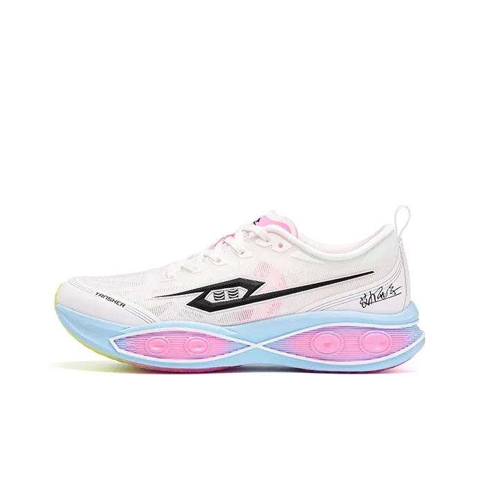 TANSHEZHE ZhuiFeng Running Shoes Unisex Low Top Lactic White