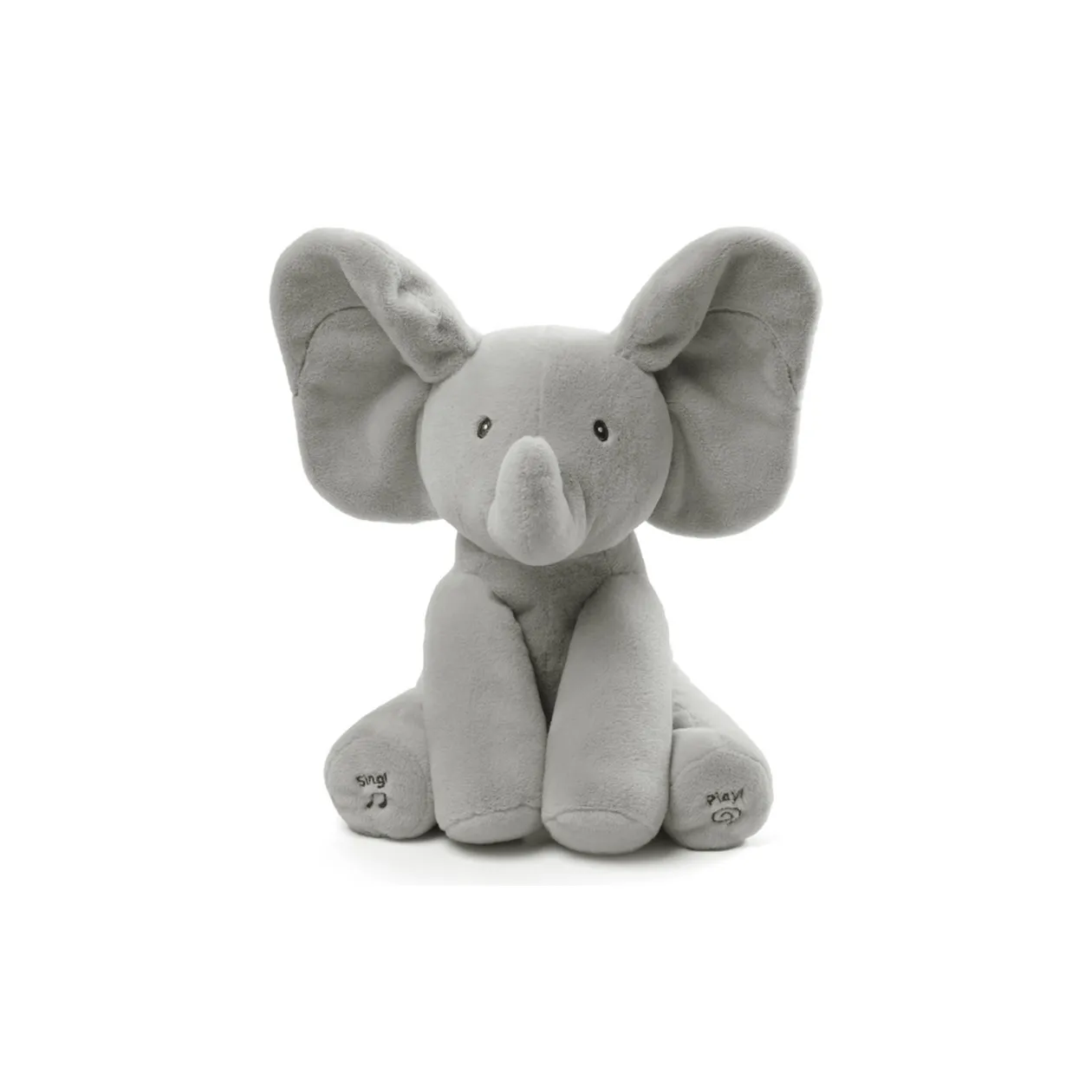GUND Blush Collection, Hide And Seek Singing Elephant, Baby Elephant, Kids Sound Activated Dolls Plush Doll 30cm Height