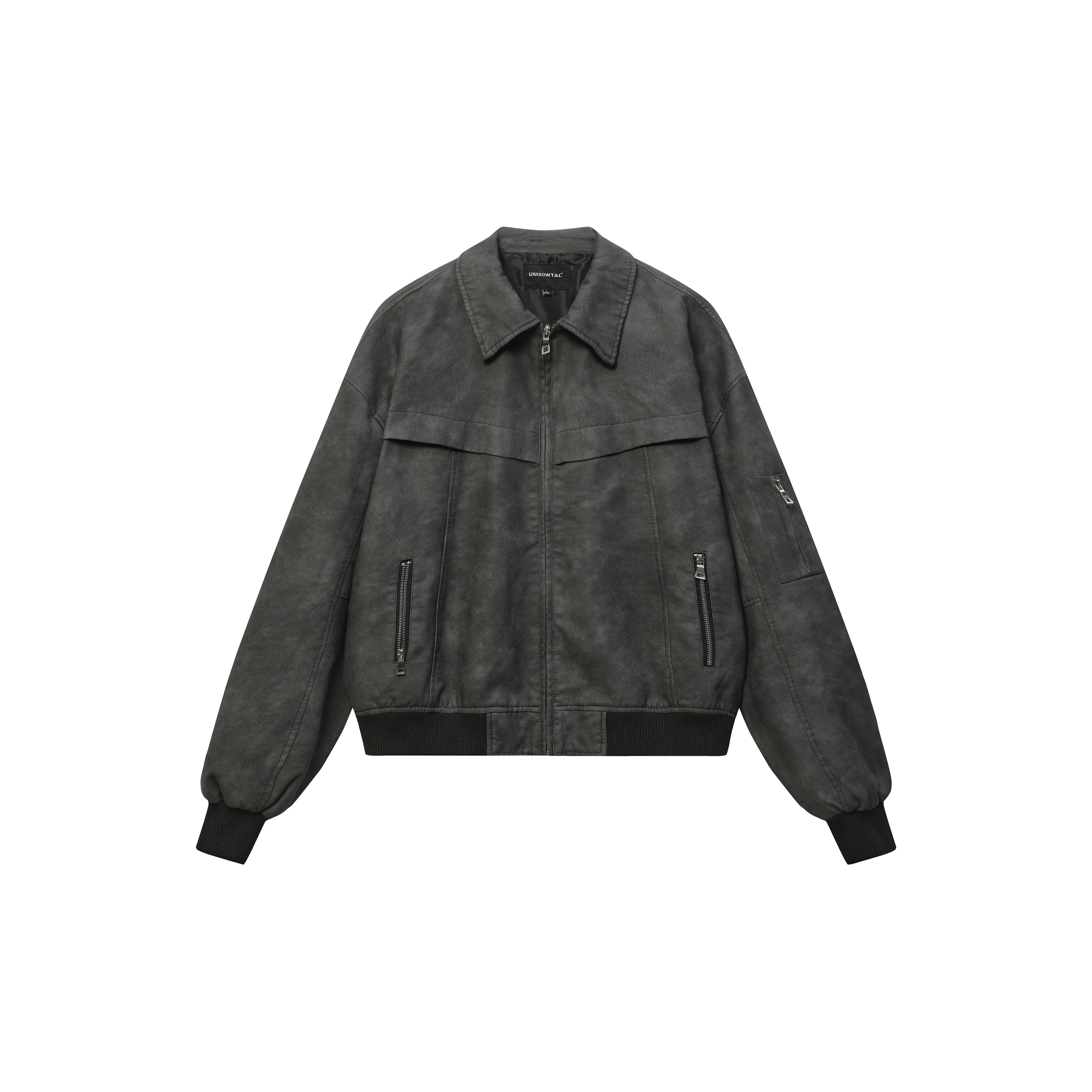 UNKNOWTAL Leather Jackets Unisex