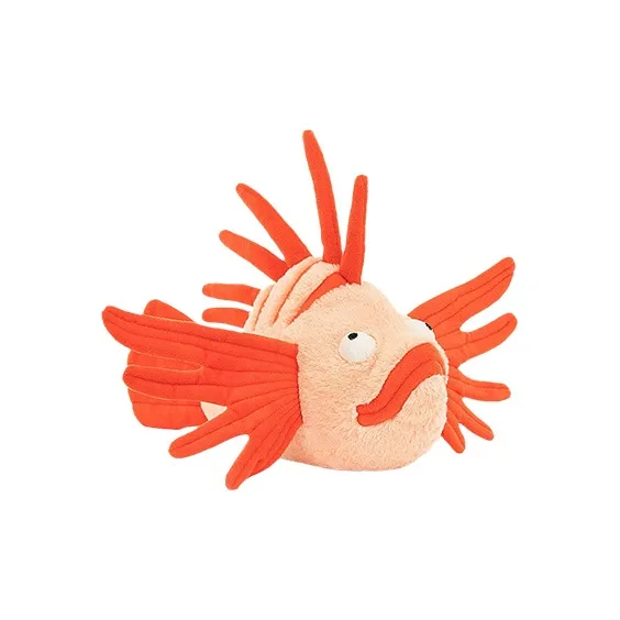 JELLYCAT Ocean Series Louise Lionfish Куклы Плюшевая кукла 14 см Высота в сидячем положении