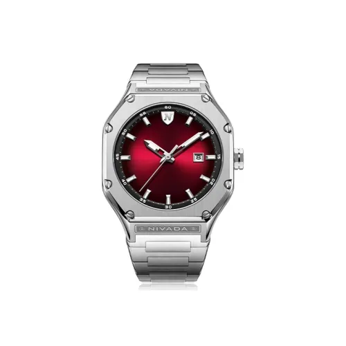 Nivada Автоматический Механический Movement Мужские Часы 44,5mm*54,7mm*12,5mm Красный