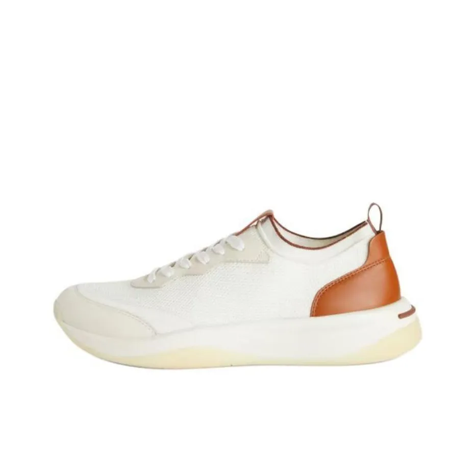 Loro Piana Low Top Casual Shoes Men's White