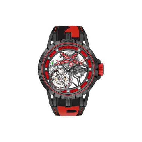 Roger Dubuis Ручной Механический Движение Мужские Kings Racing Series Часы 45 мм С Вырезом