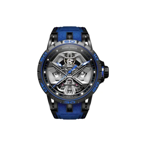 Roger Dubuis Автоматический Механический Movement Мужские Kings Racing Series Часы 45 мм с вырезом