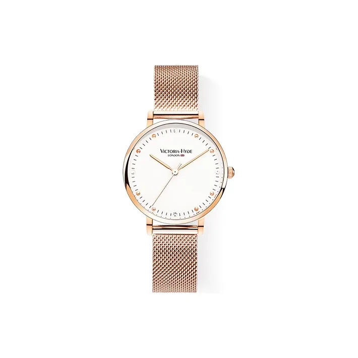 VICTORIA·HYDE Podoboro Collection Women's Watch Кварцевый механизм Стальной ремешок 32 мм Белый циферблат VH30030M W