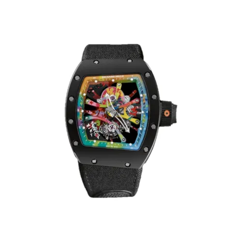 RICHARD MILLE Ручной Механический Движение Мужские Часы 42,7мм*50,1мм Многоцветный