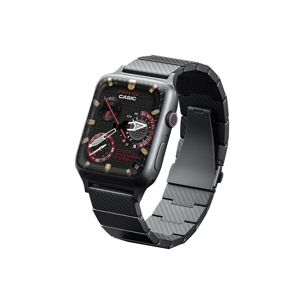 IBOANN Ремешок Apple Совместимость Материал из углеродного волокна 185,4 мм