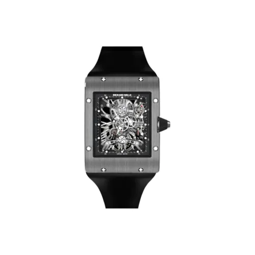 RICHARD MILLE Ручной Механический Движение Мужские Часы 49,8mm*38mm Черный