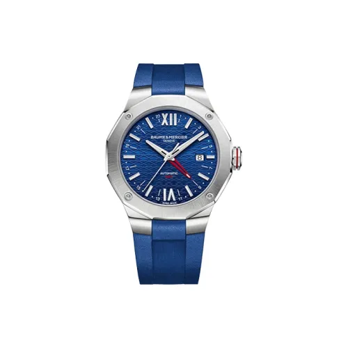 Baume & Mercier Автоматический Механический Movement Мужские Часы Rivera Series 42mm*10,96mm Синий