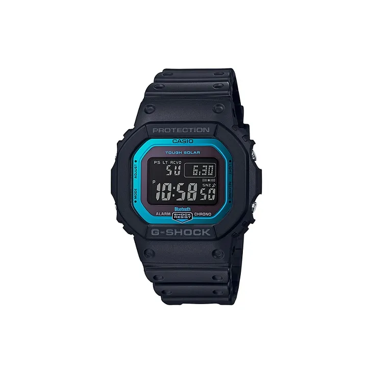 CASIO DIGITAL Collection B5600 Блок Кварцевый механизм Смольный ремешок Часы Мужские Синий циферблат