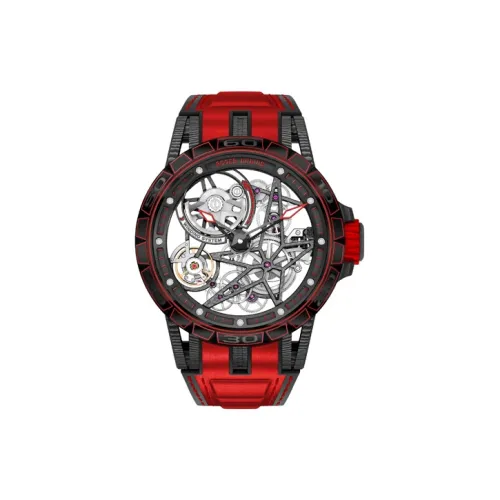 Roger Dubuis Автоматический Механический Movement Мужские Kings Racing Series Часы 45 мм с вырезом