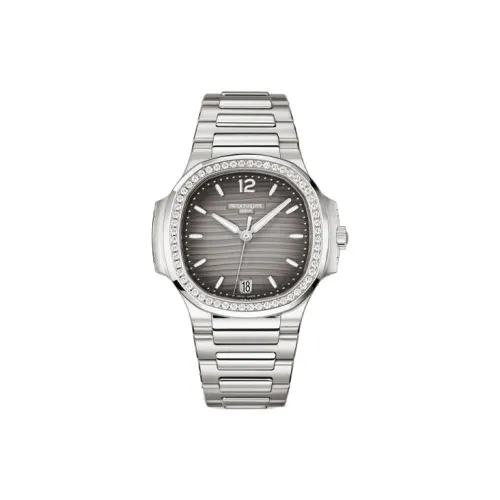 PATEK PHILIPPE Автоматический Механический Movement Женские Спортивно-Элегантные Часы NAUTILUS Series 35,2 мм Серые