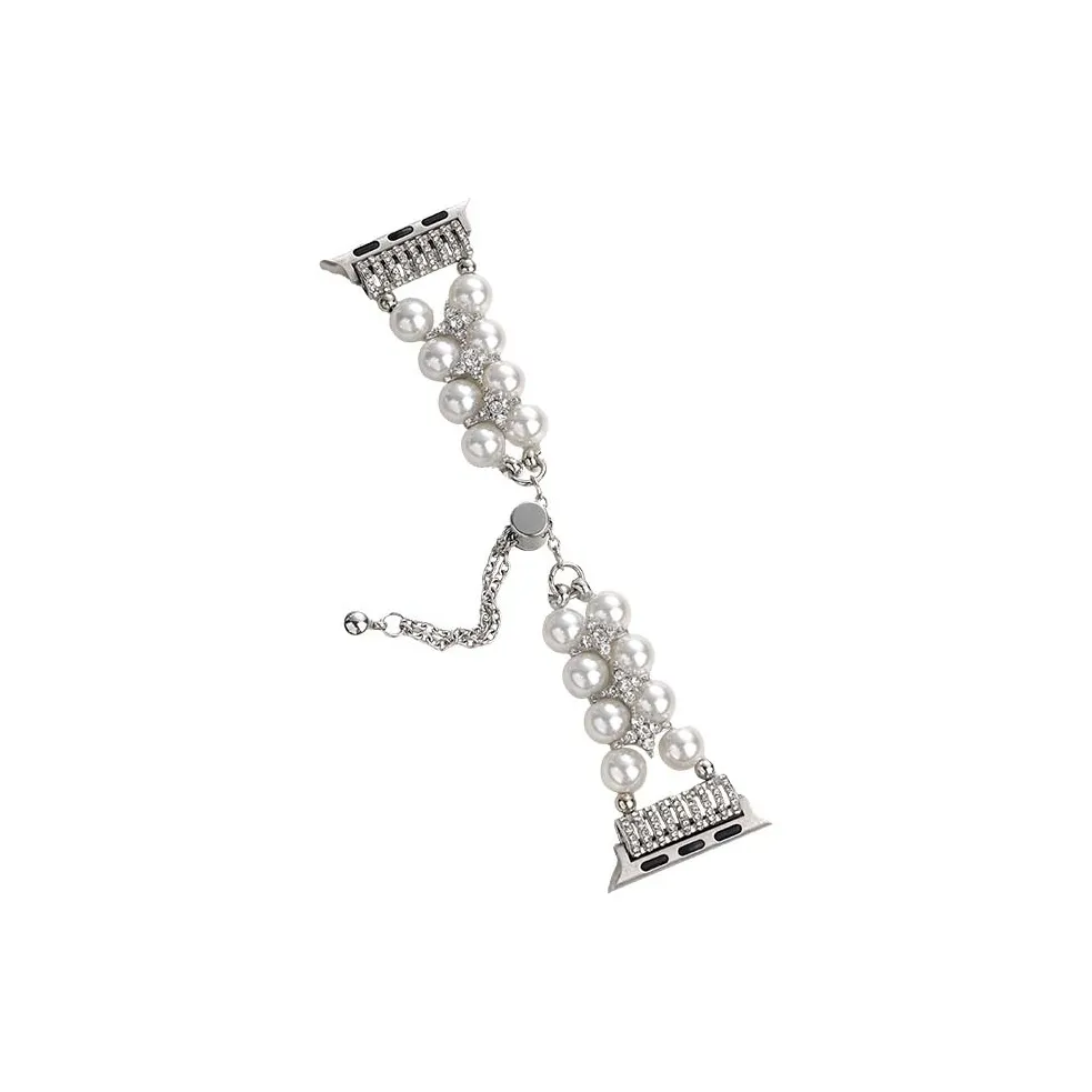 Xuanren Compatible Apple Watch Band For Apple Watch Series 9 S87SE654 Metal Chain Unisex